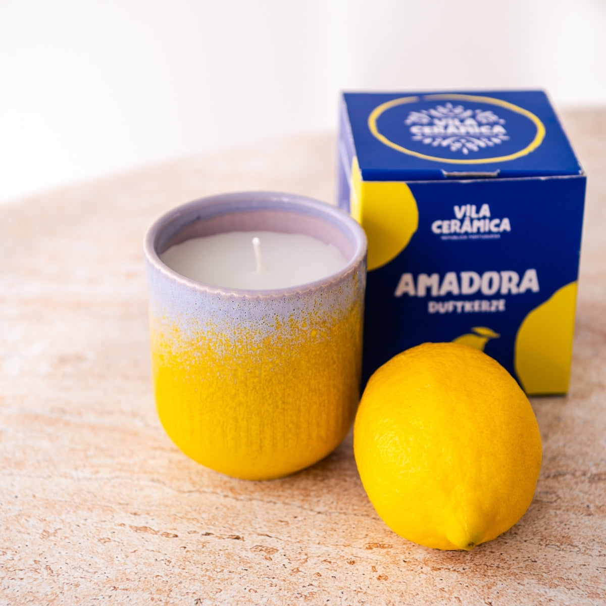 Amadora Duftkerze Limao/Gelb