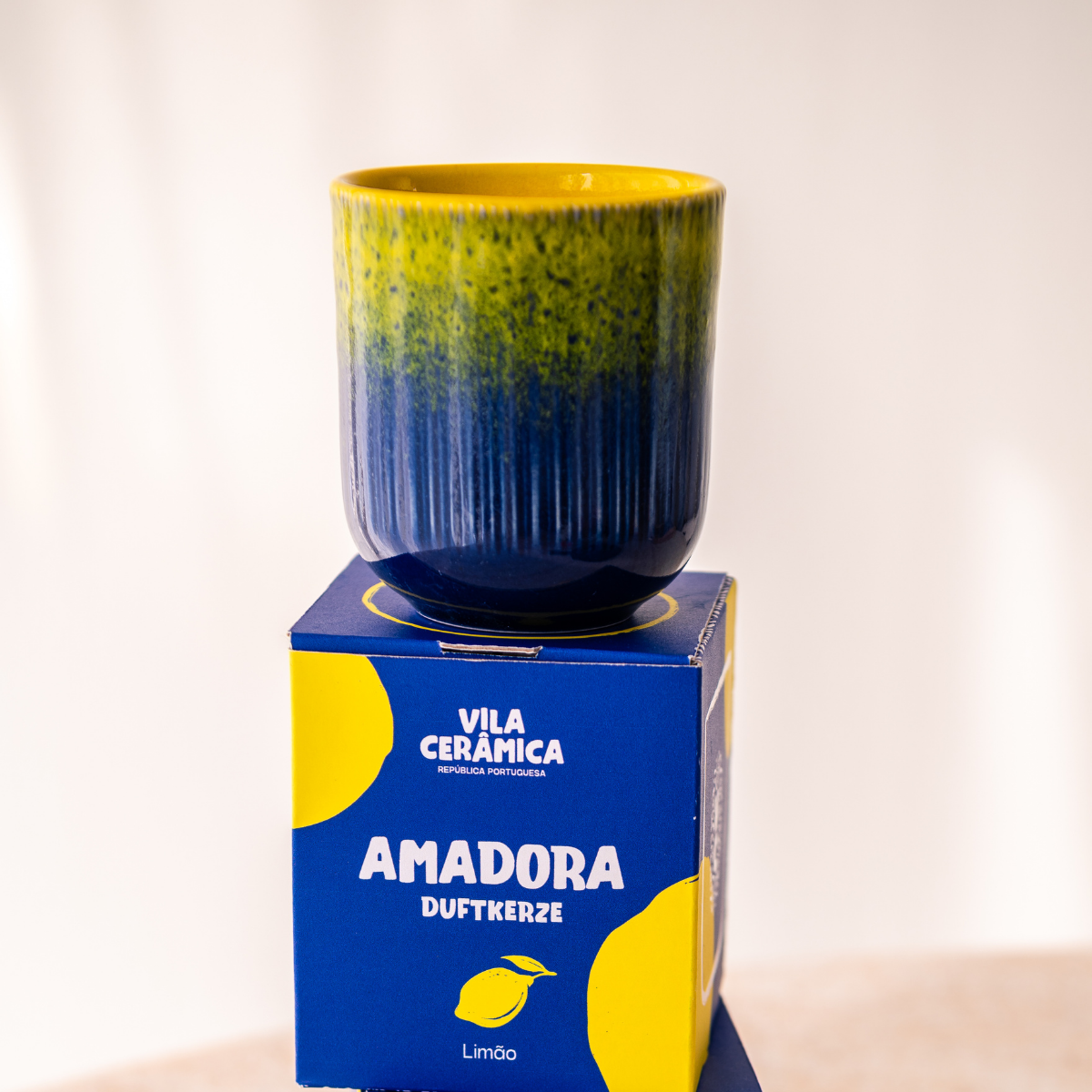 Amadora Duftkerze Limao/Blau