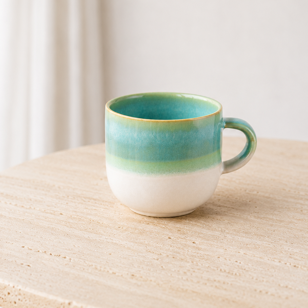Coimbra Tasse groß – Keramik aus Portugal