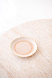 Almadora teller Klein Lachs/Gold