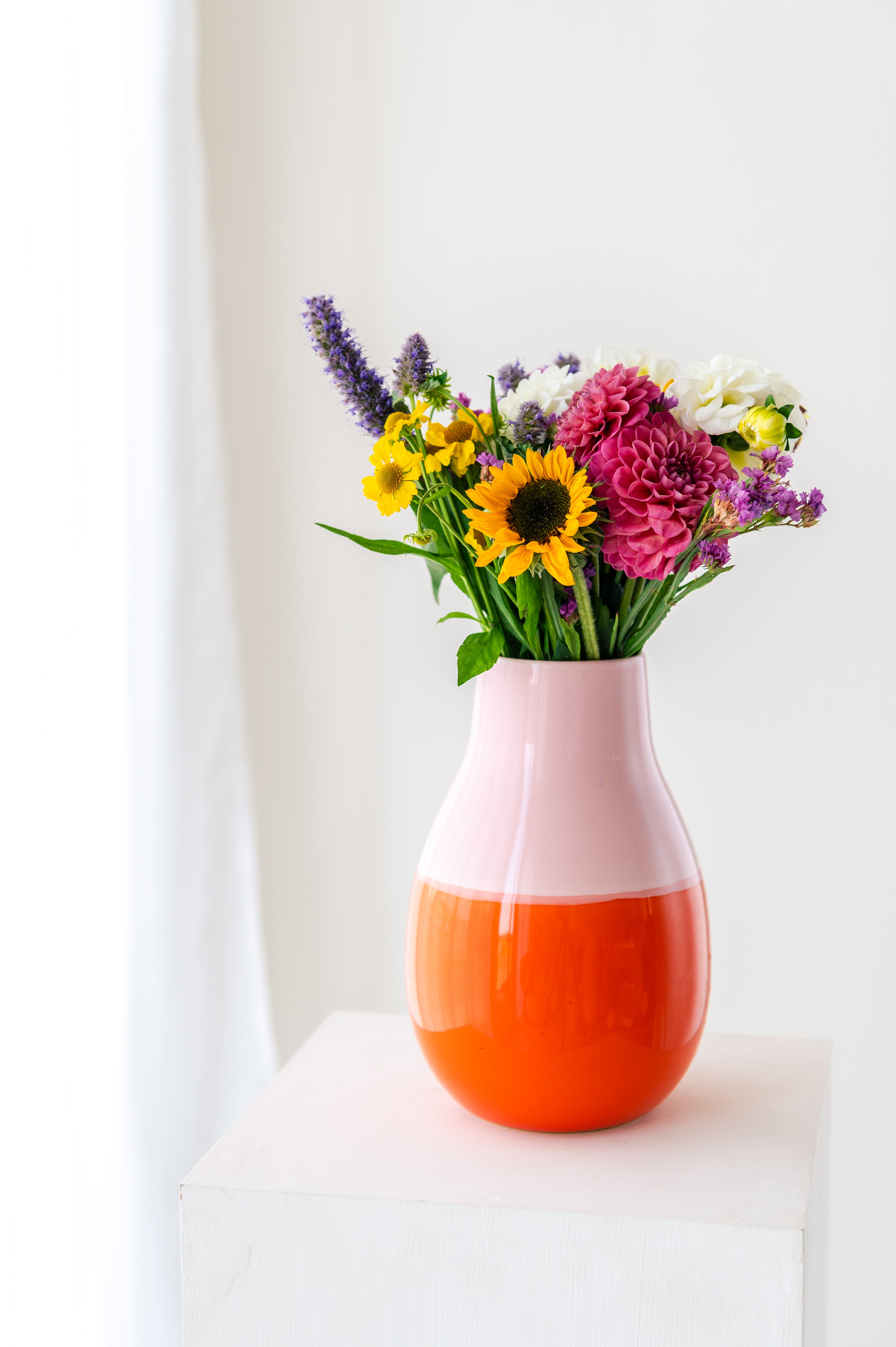Vase Viseu Orange/Rosa