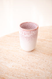 Amadora Becher Groß Weiß/Lila