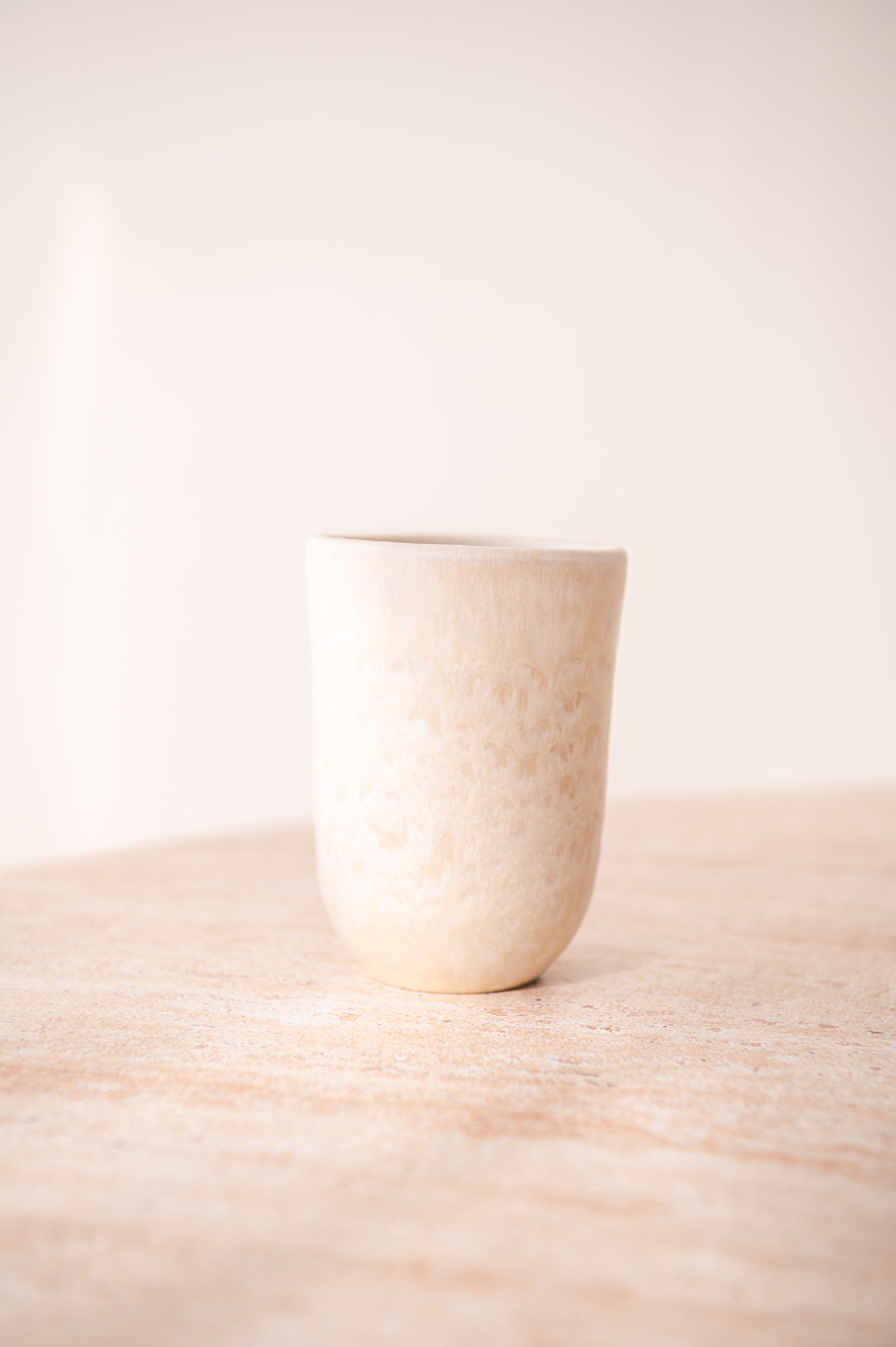 Amadora Becher Groß Beige