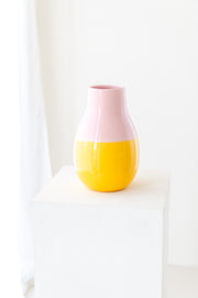 Vase Viseu Gelb/Rosa