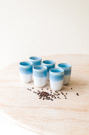 Amadora Becher-Set blau 6 Personen