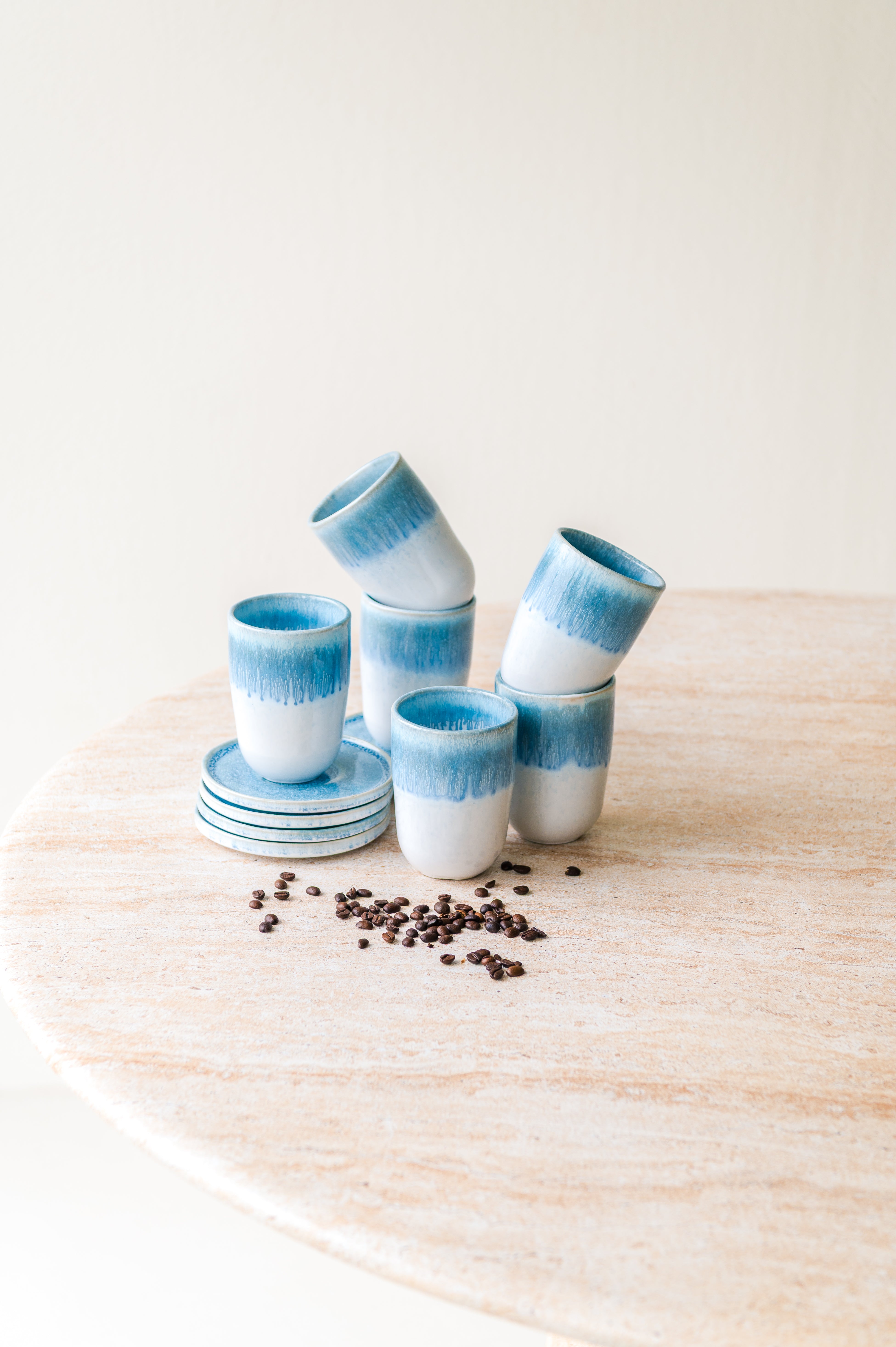 Amadora Becherset + Untertasse 6 Personen