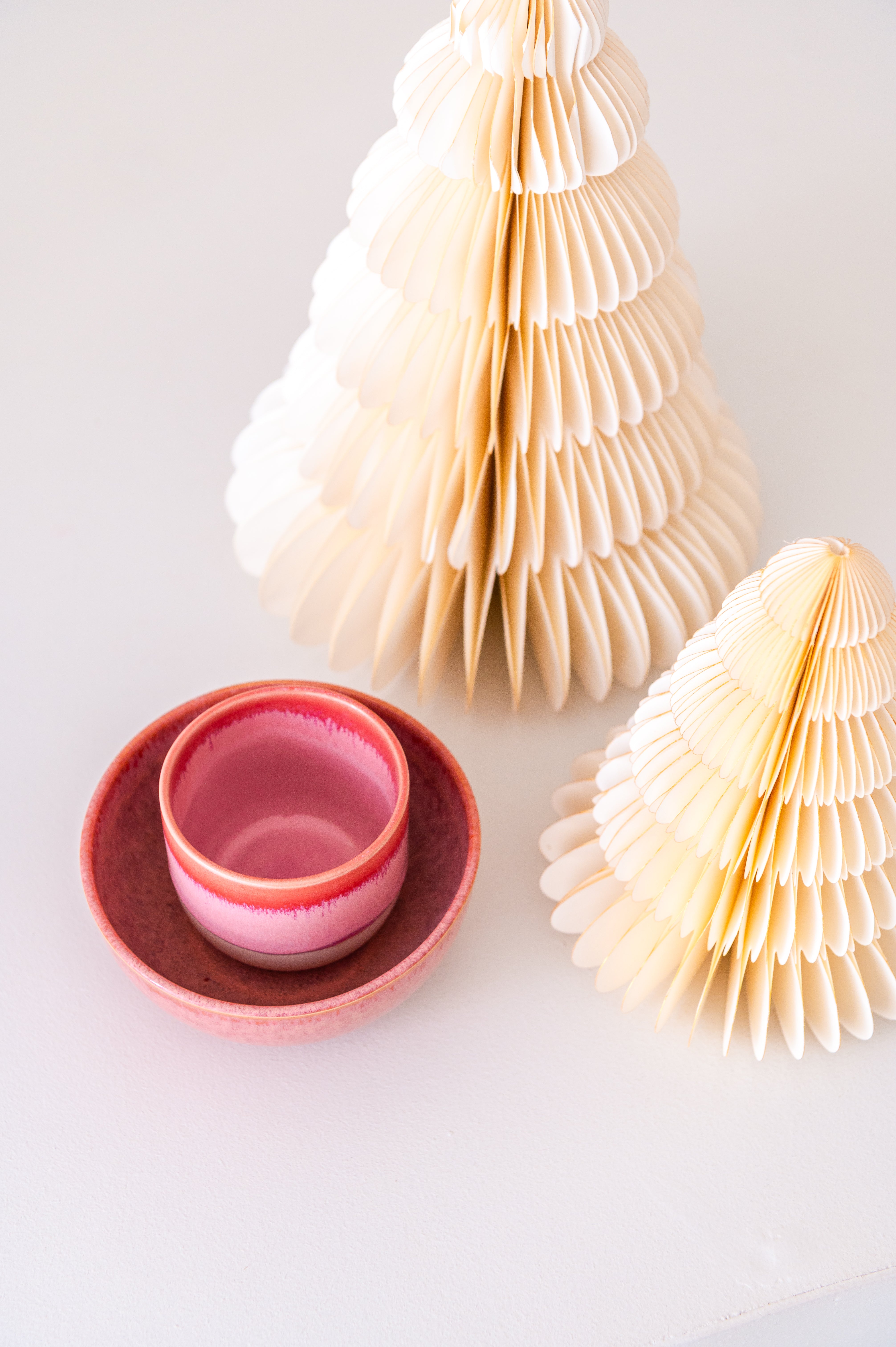 2er Geschenkset pink Coimbra Becher + Müslischale