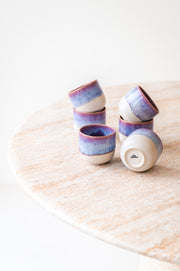 Coimbra Becher-Set lila 6 Personen