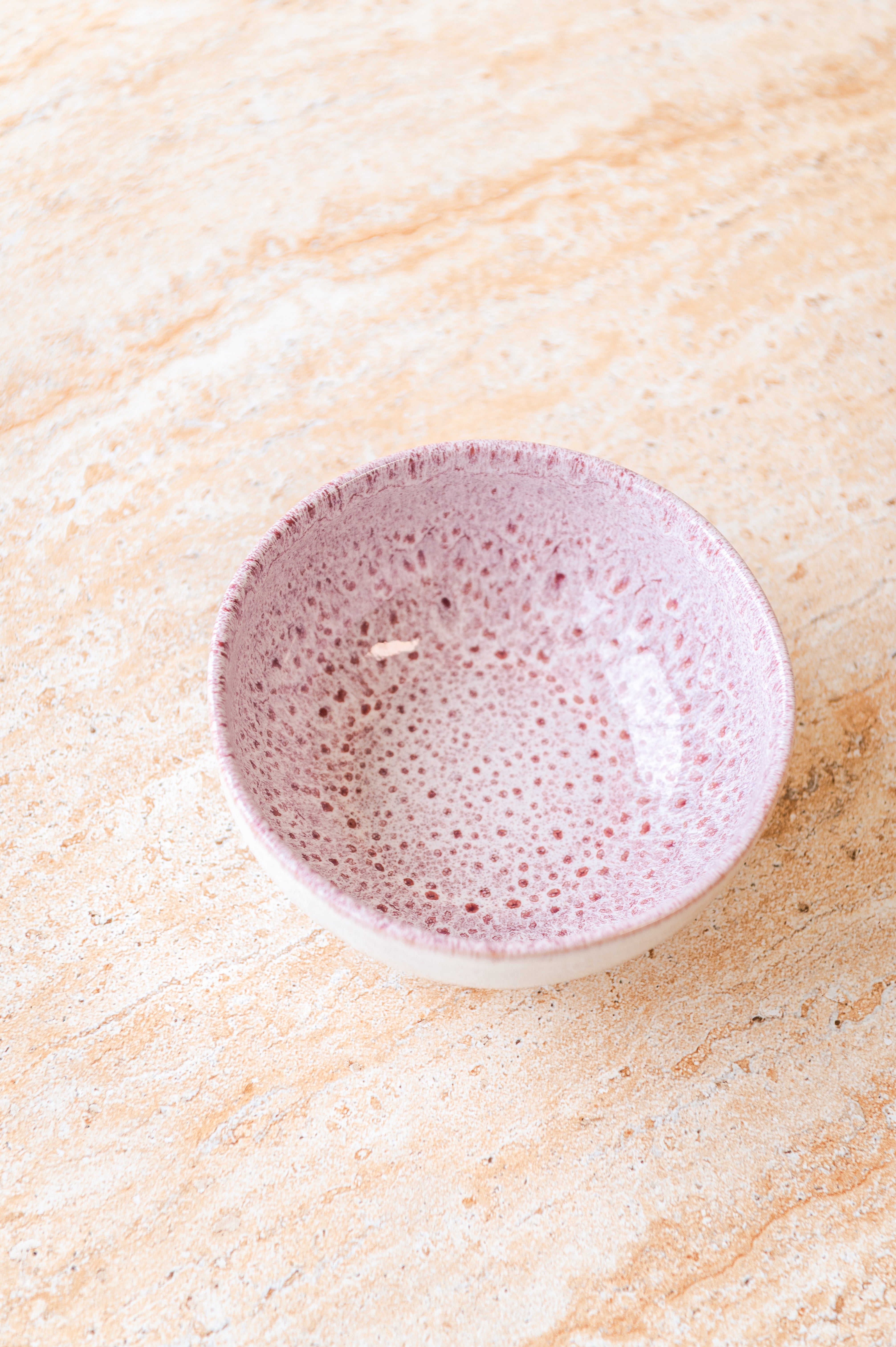 Geschenkset Müsli+Becher weiß/lila