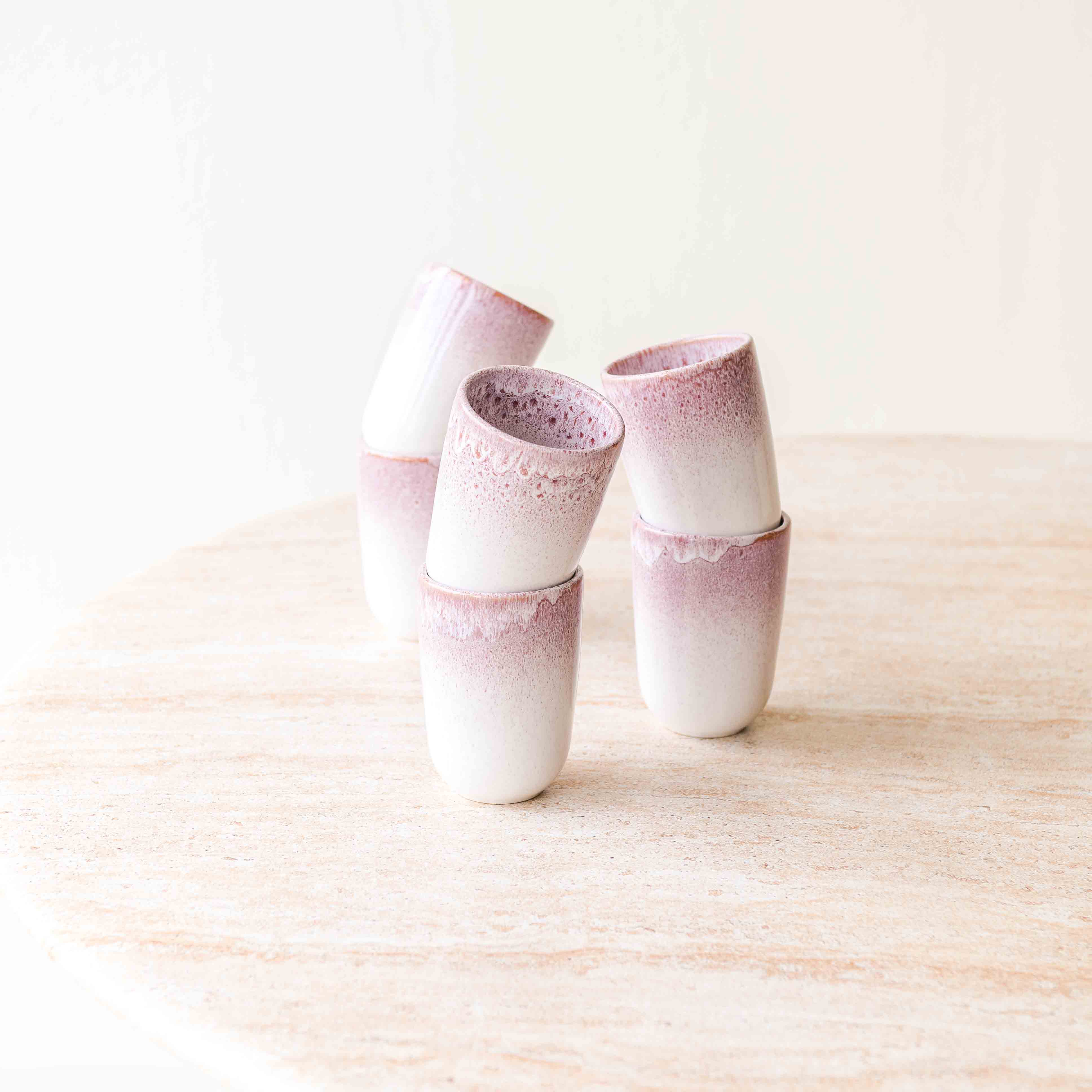 Amadora Becher-Set lila 6 Personen